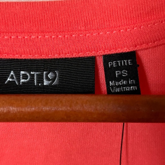 Petite Small Maxi Dress - Coral - Apt.9 - Picture 3 of 3